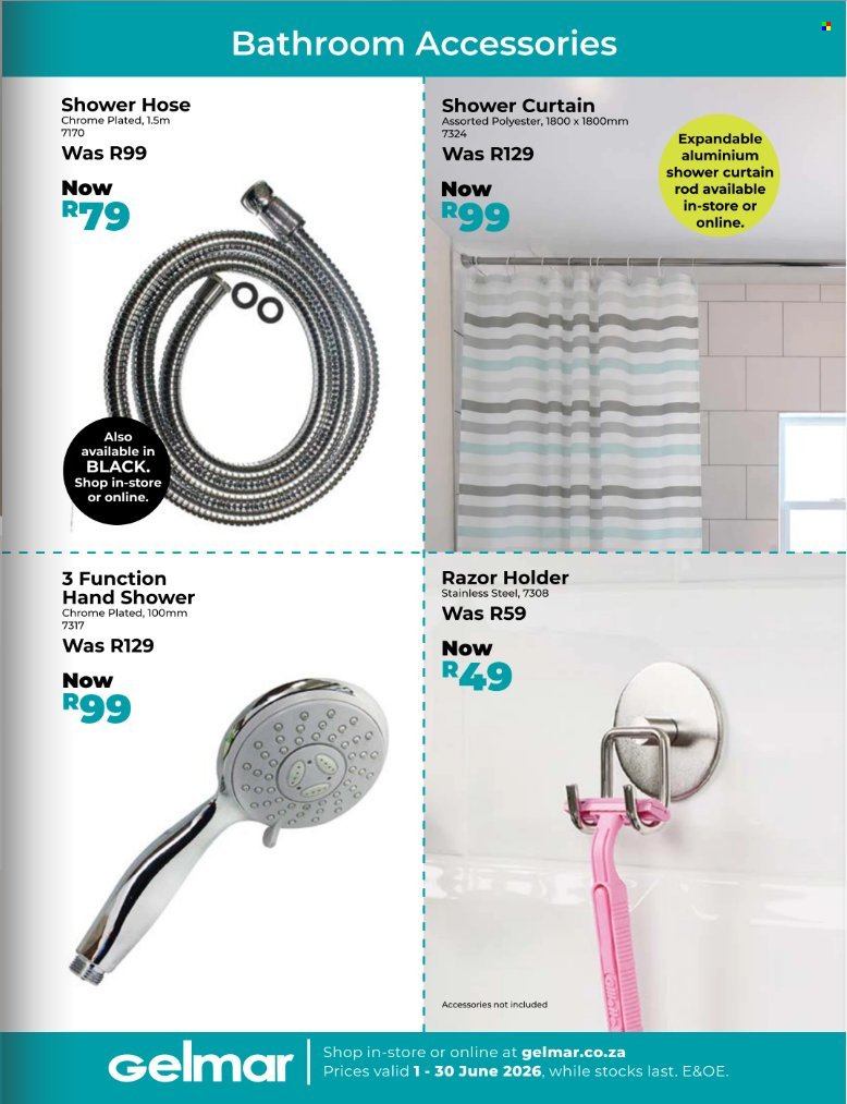 GELMAR specials - From Monday 1 Jun 2026