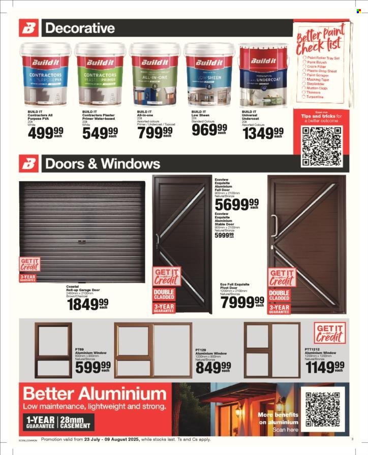 BUILD IT specials - From Wednesday 23 Jul 2025 (2025-07-23 - 2025-08-09) | 3