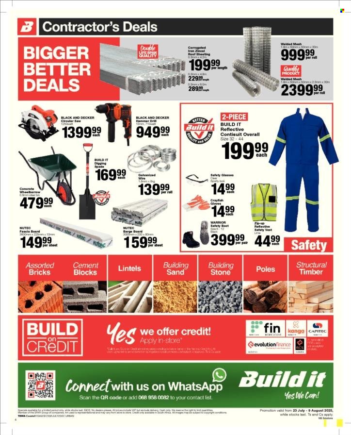BUILD IT specials - From Wednesday 23 Jul 2025 (2025-07-23 - 2025-08-09) | 4