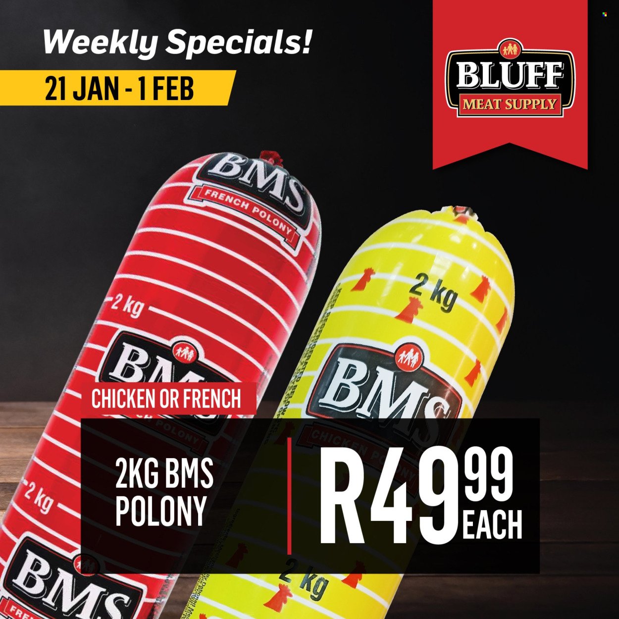 BLUFF MEAT SUPPLY specials - From Wednesday 21 Jan 2026 (2026-01-21 - 2026-02-01) | 5