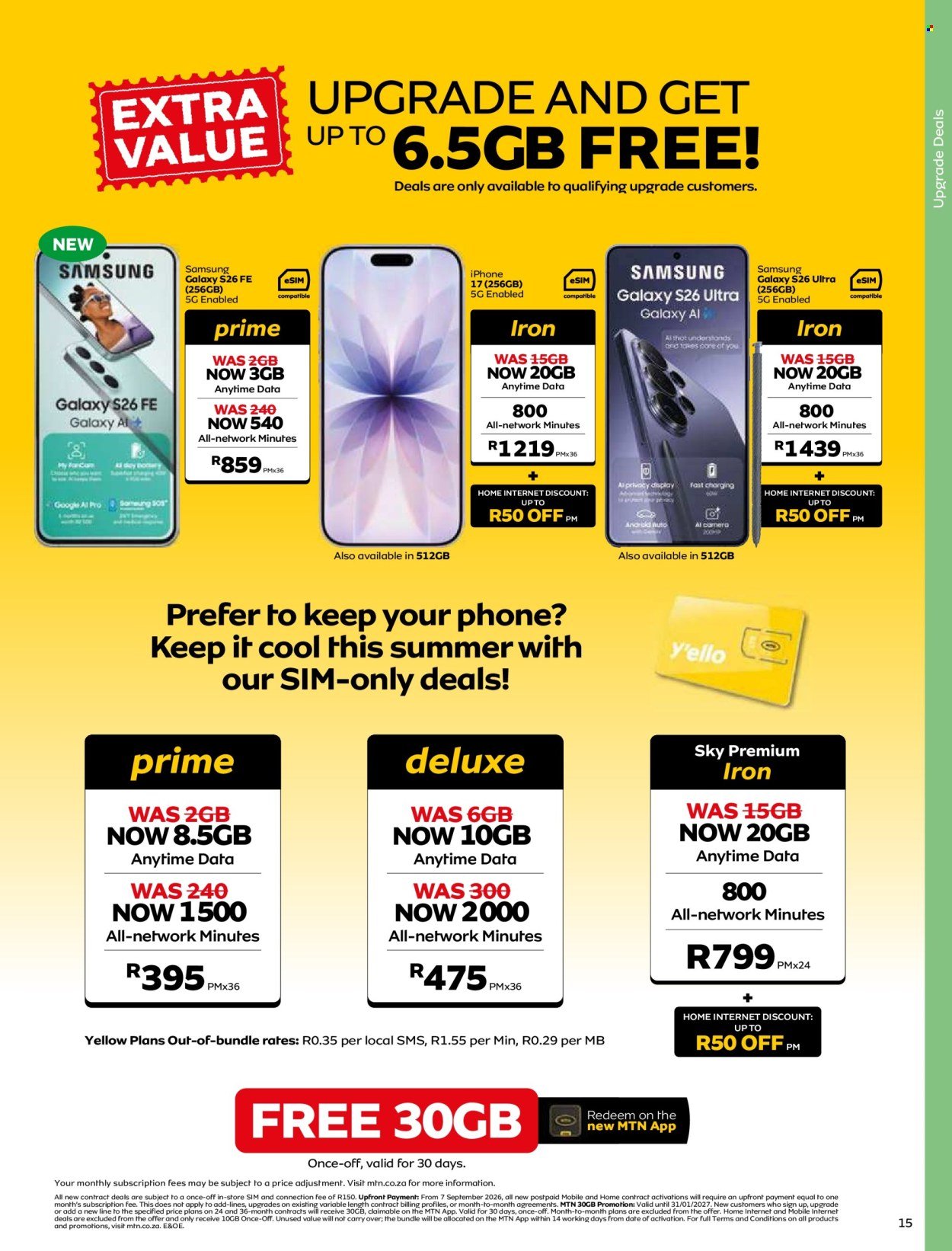 MTN specials - From Wednesday 7 Oct 2026