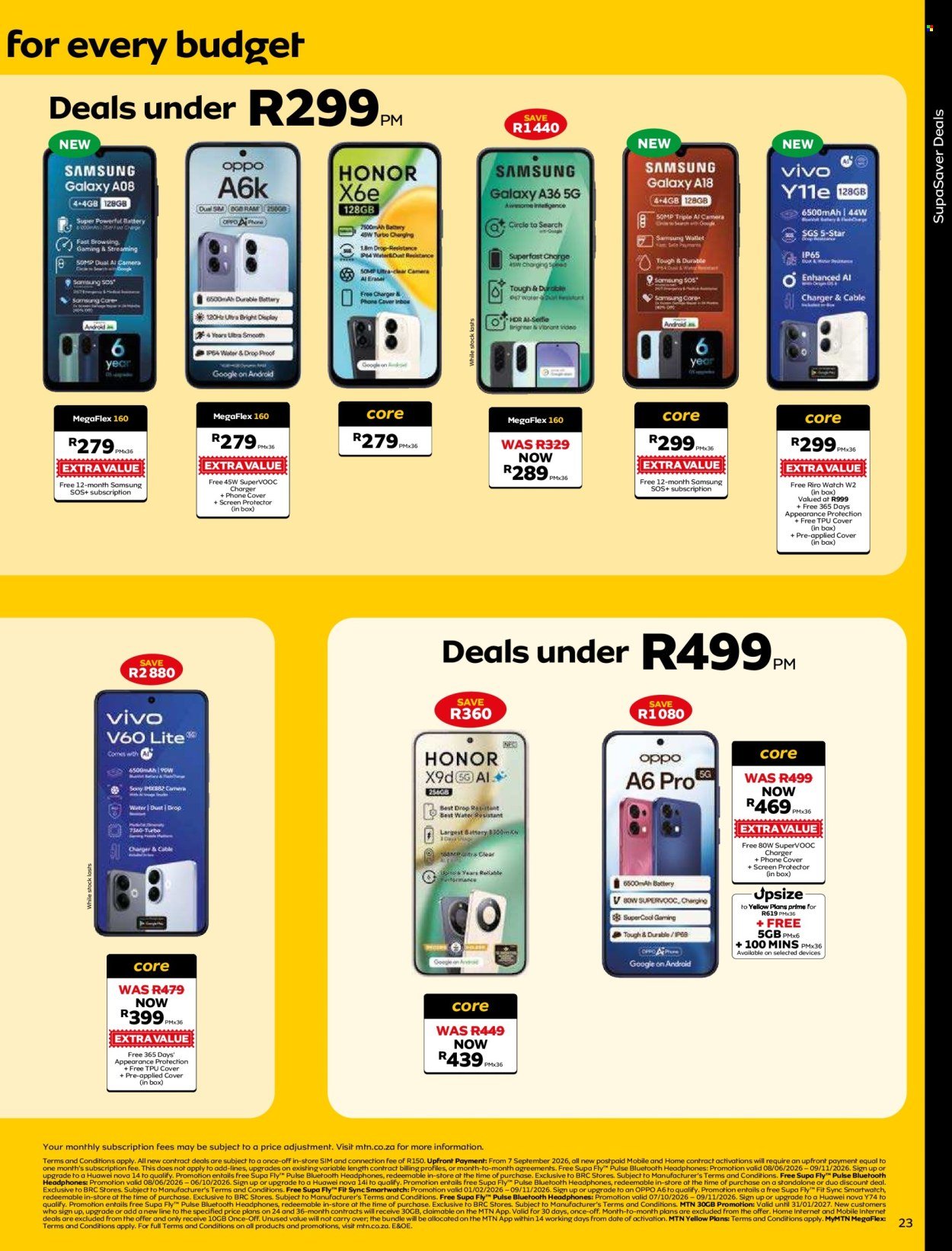 MTN specials - From Wednesday 7 Oct 2026
