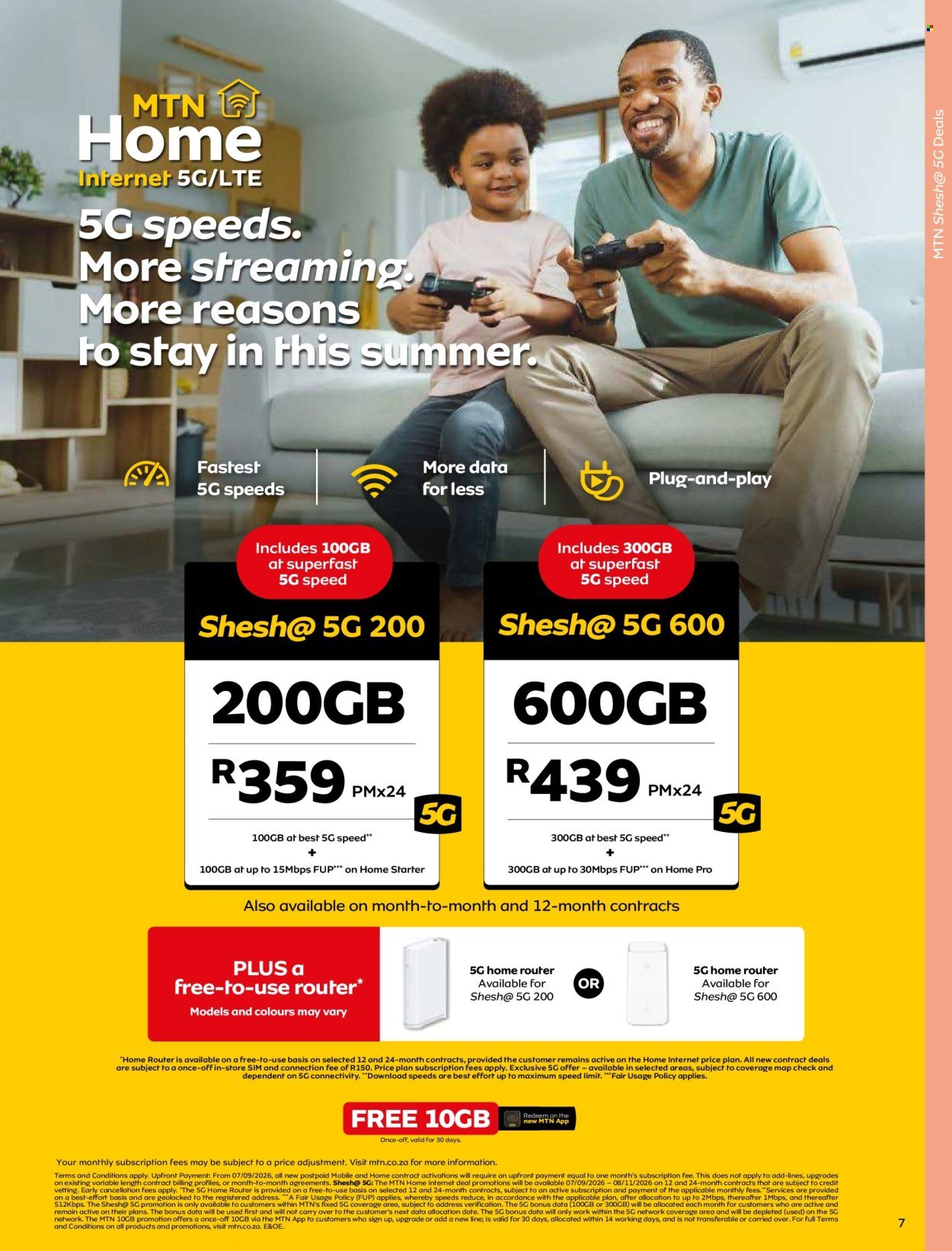 MTN specials - From Wednesday 7 Oct 2026