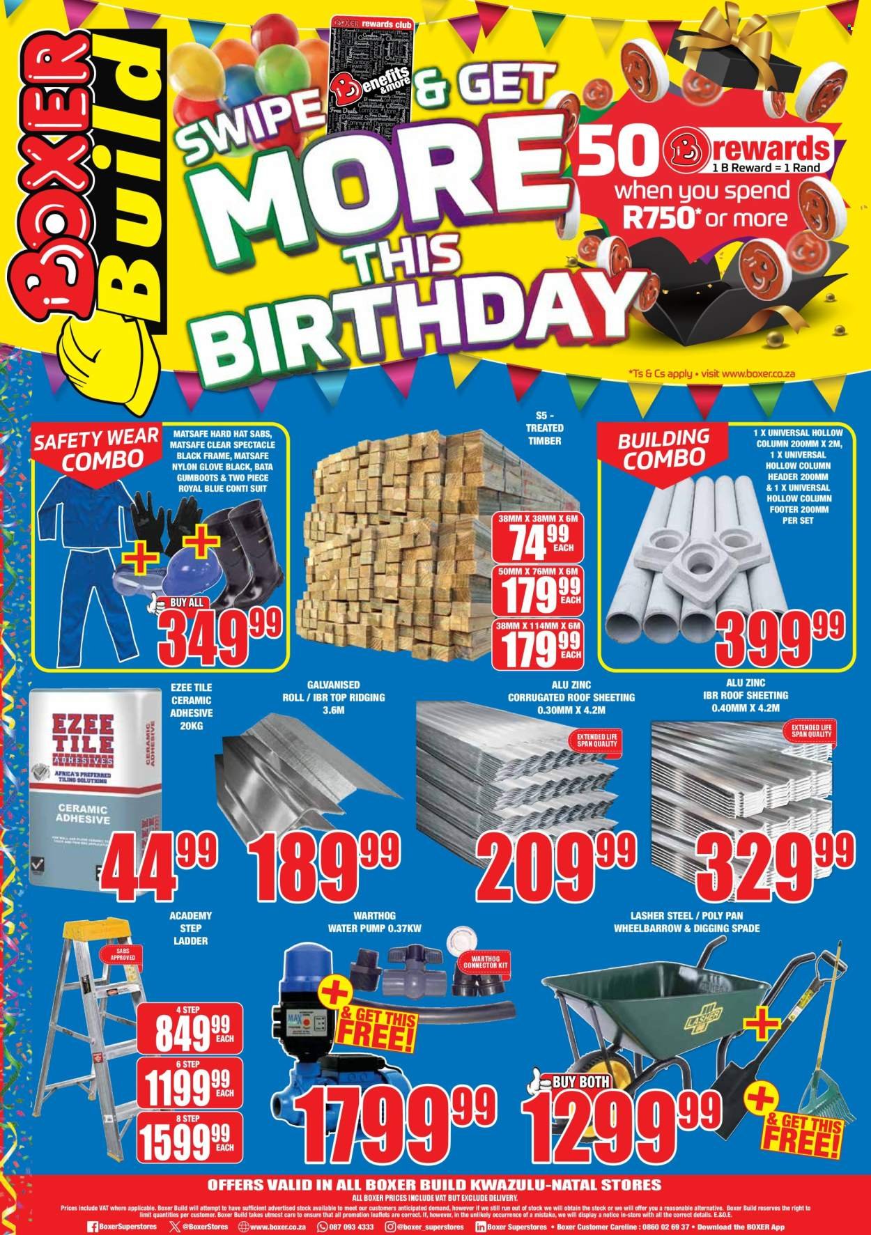 BOXER specials - KZN August ME Build (2025-08-25 - 2025-09-07) | 4