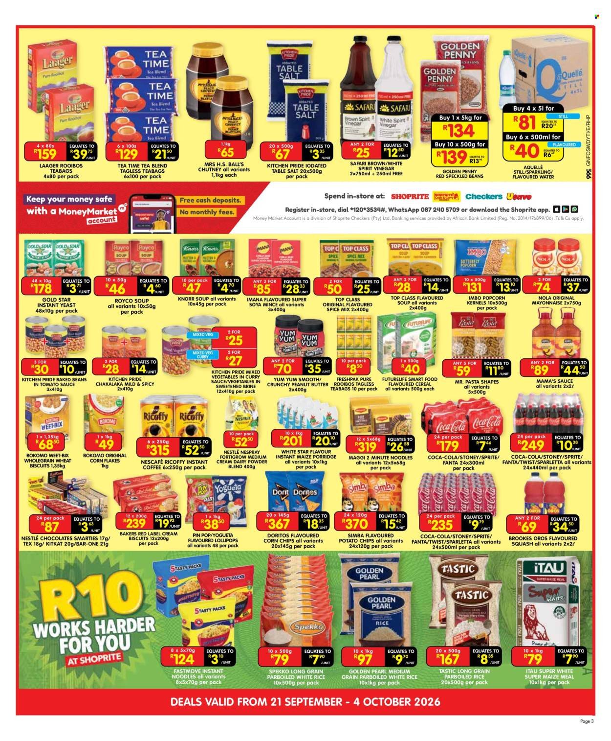 SHOPRITE specials - Cash & Carry Spring Savings Gauteng